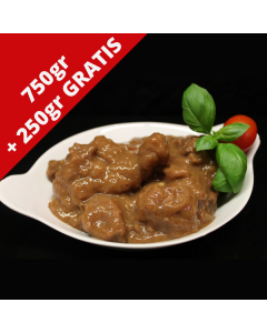 Bereid kalkoenstoofvlees (750gr + 250gr gratis) (1kg)